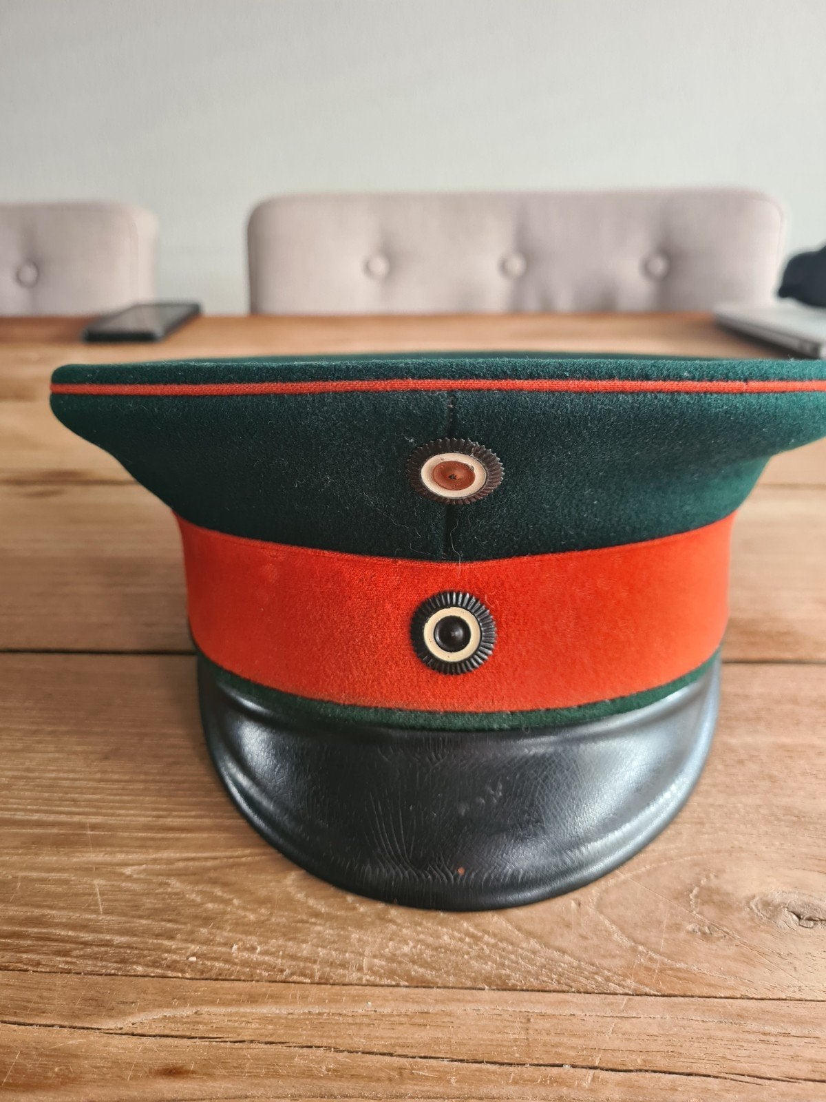 WW1 pruissische schirmmutze Jager, Ophalen of Verzenden, Landmacht, Duitsland