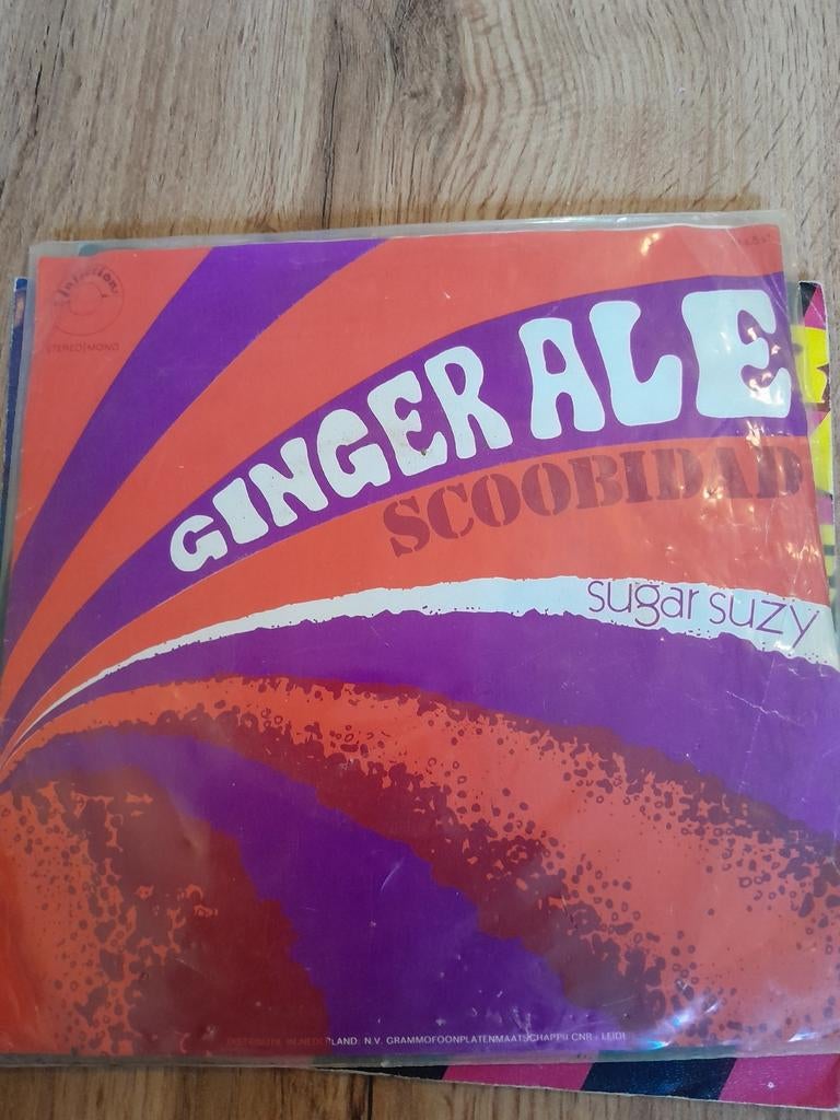 Ginger ale 7 inch scoobidab, Cd's en Dvd's, Vinyl Singles, Ophalen of Verzenden, Zo goed als nieuw, Pop