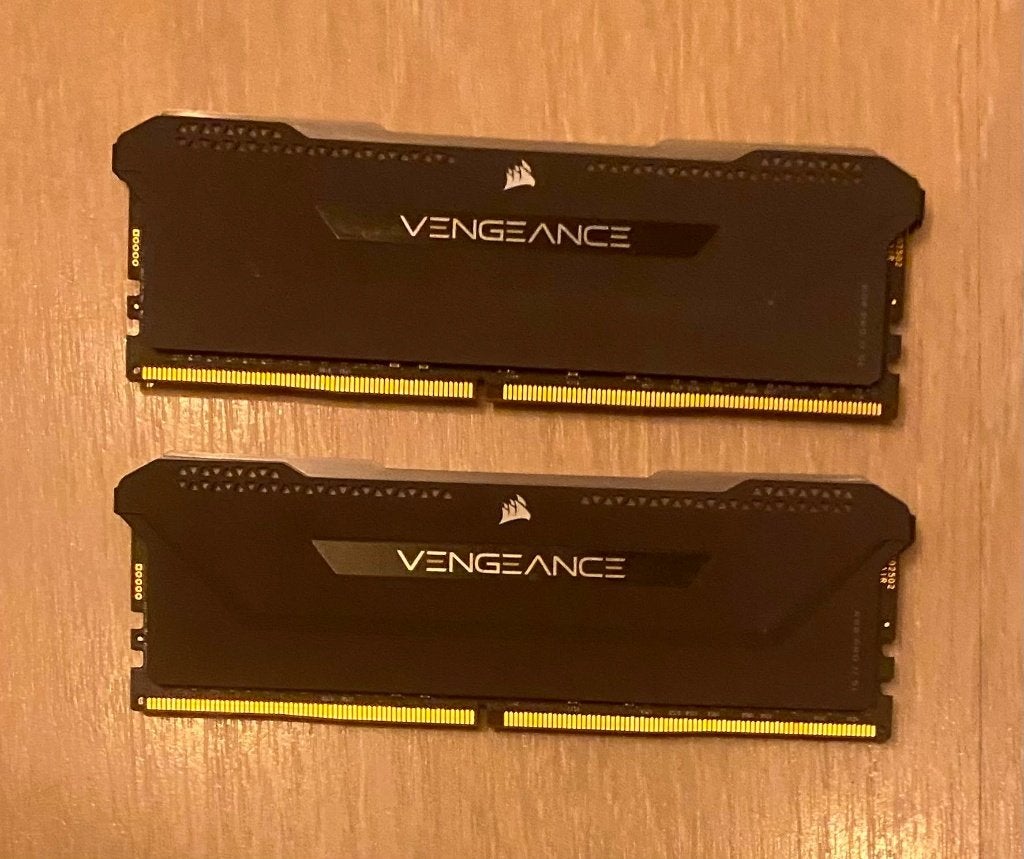 2x32gb ddr4 3200mhz RAM VENGEANCE, Computers en Software, RAM geheugen, Zo goed als nieuw, Desktop, 64 GB, DDR4, Ophalen of Verzenden