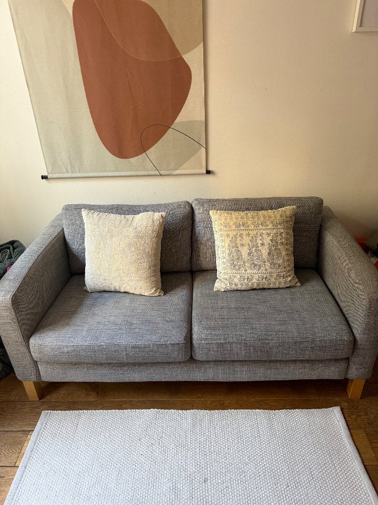 Bank gratis!, Ophalen, Gebruikt, Tweepersoons, 75 tot 100 cm
