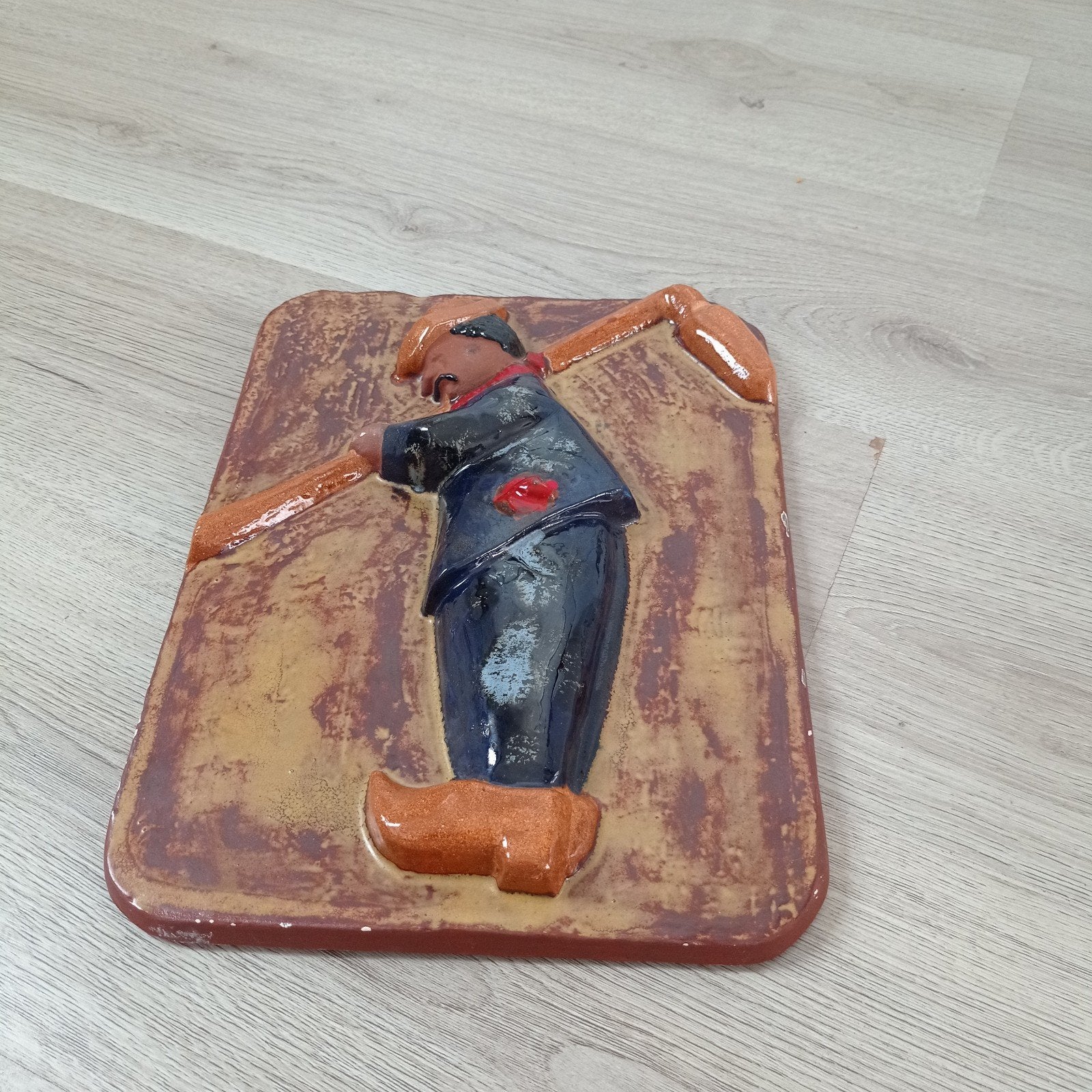 Vintage Keramiek Wandbord Atelier Vandermeulen, Ophalen of Verzenden
