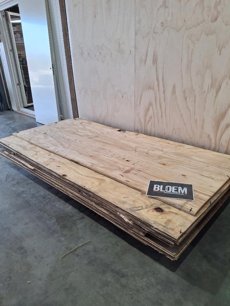 Underlaymentplaat gebruikt., Ophalen, 30 cm of meer, Gebruikt, 10 m² of meer