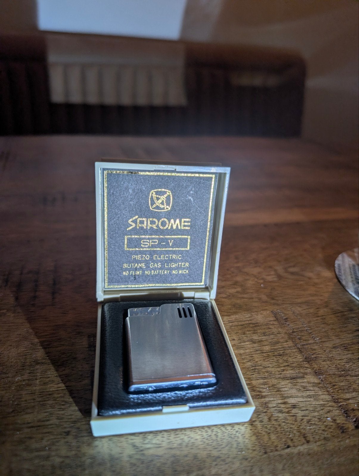 Vintage Sarome SP-V Piëzo Elektrische Butaan Gas Aansteker, Ophalen of Verzenden