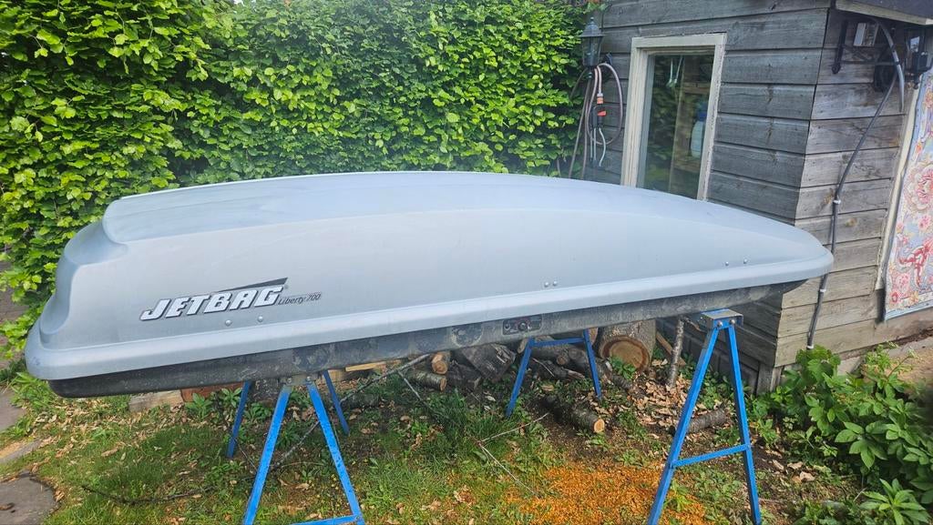 Jetbag (THULE) liberty 700 dakkoffer / skibox, Auto diversen, Dakkoffers, Ophalen, Gebruikt