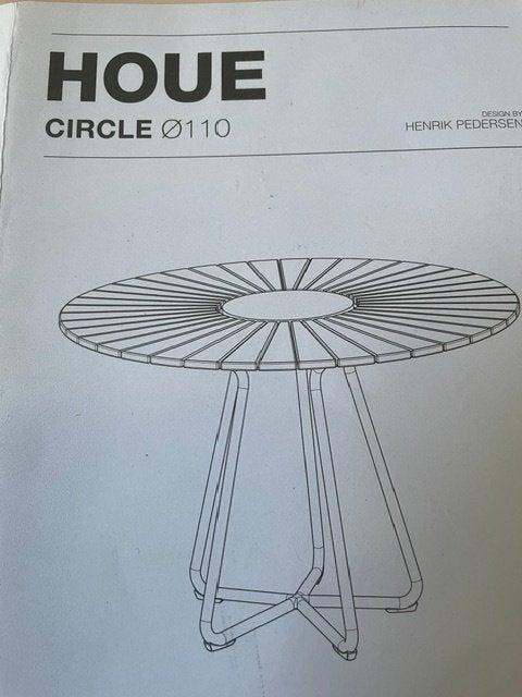 terras tafel, Ophalen, Gebruikt, Rond, Metaal