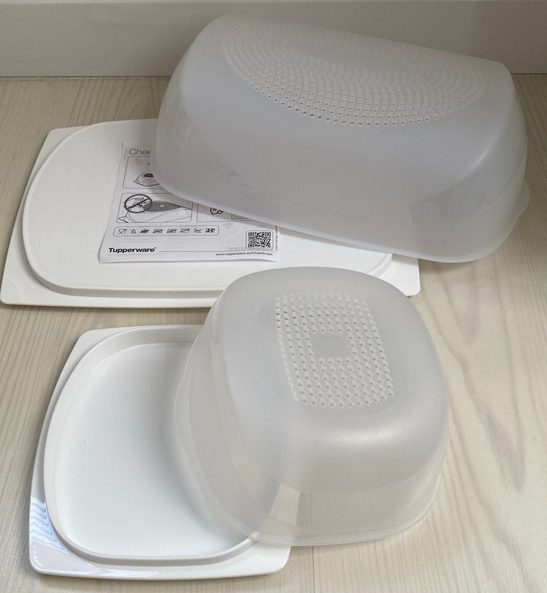 Tupperware 3 Delig Cheesmart Set, Verzenden, Nieuw, Wit, Overige typen