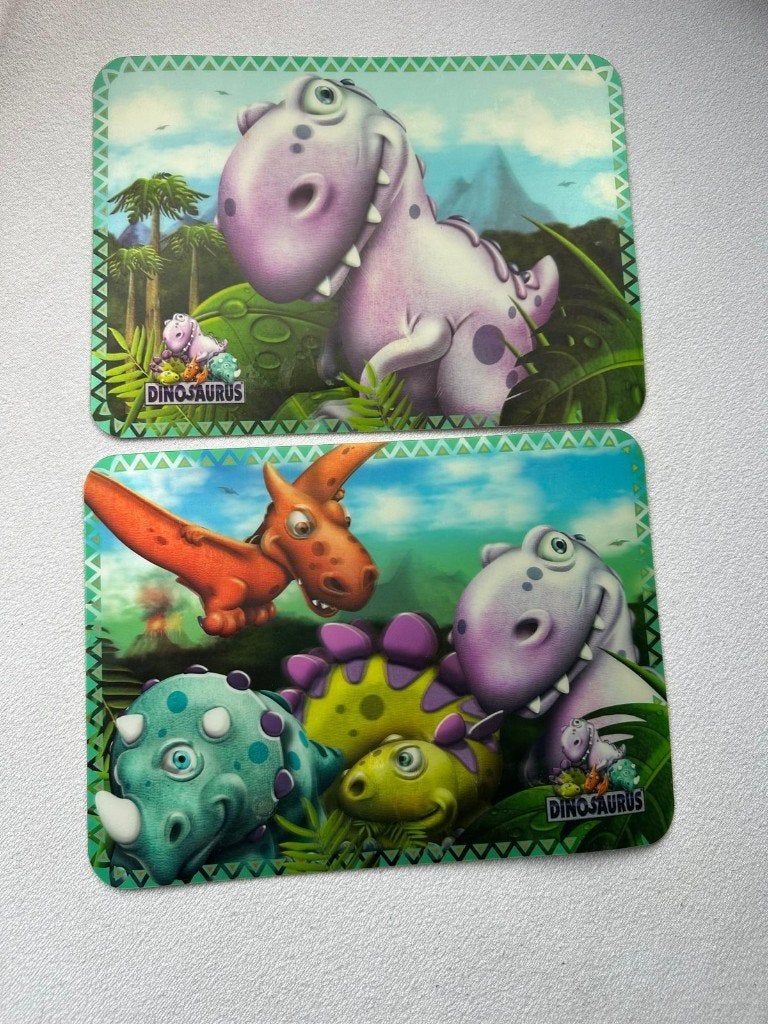 Dino placemats, Overige typen, Ophalen of Verzenden, Zo goed als nieuw, Kunststof