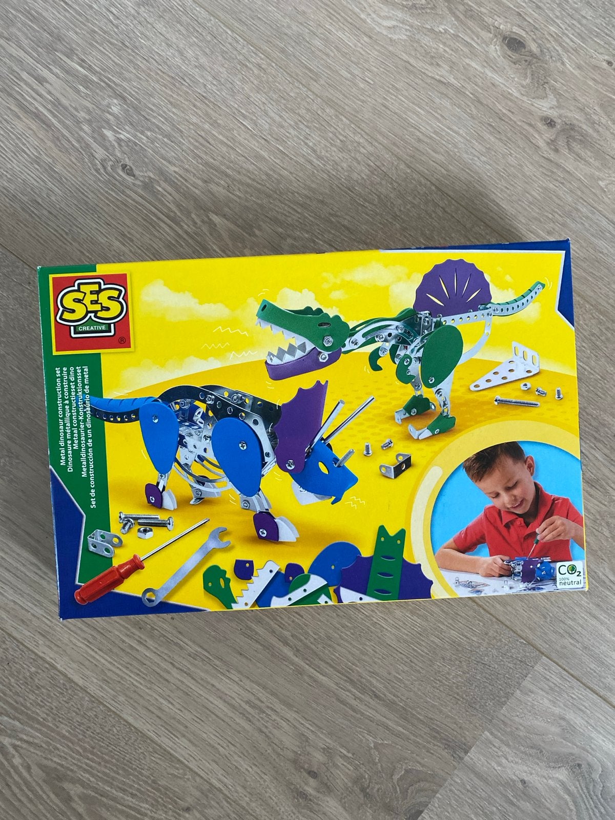 NIEUW SES Creative Metaal Dinosaurus Bouwpakket, Ophalen of Verzenden, Nieuw, Bouwen