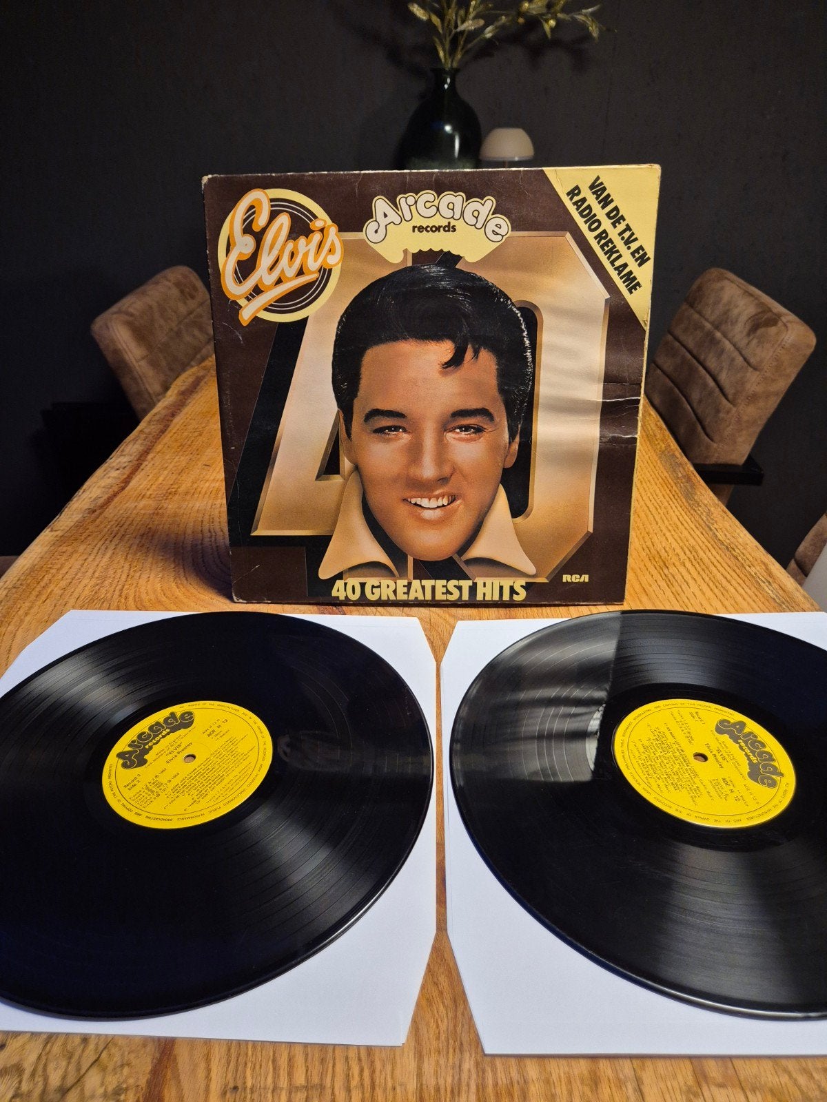 Elvis Presley - 40 Greatest Hits Dubbel-LP, Gebruikt, Pop, Ophalen of Verzenden, Dubbel-LP