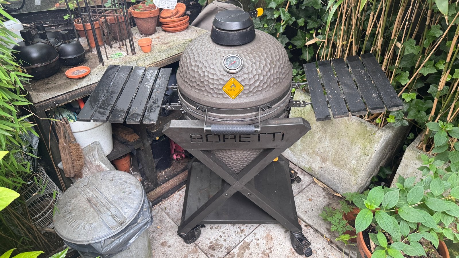Boretti Ceramica Medium Kamado Barbecue - Gebruikt, Ophalen, Gebruikt