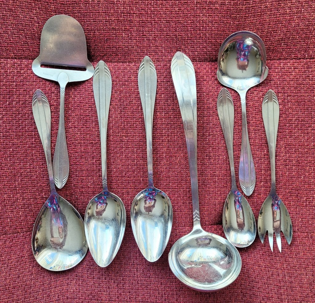 Gero Zilmeta model 581 Visgraat – diverse opscheplepels, Ophalen of Verzenden