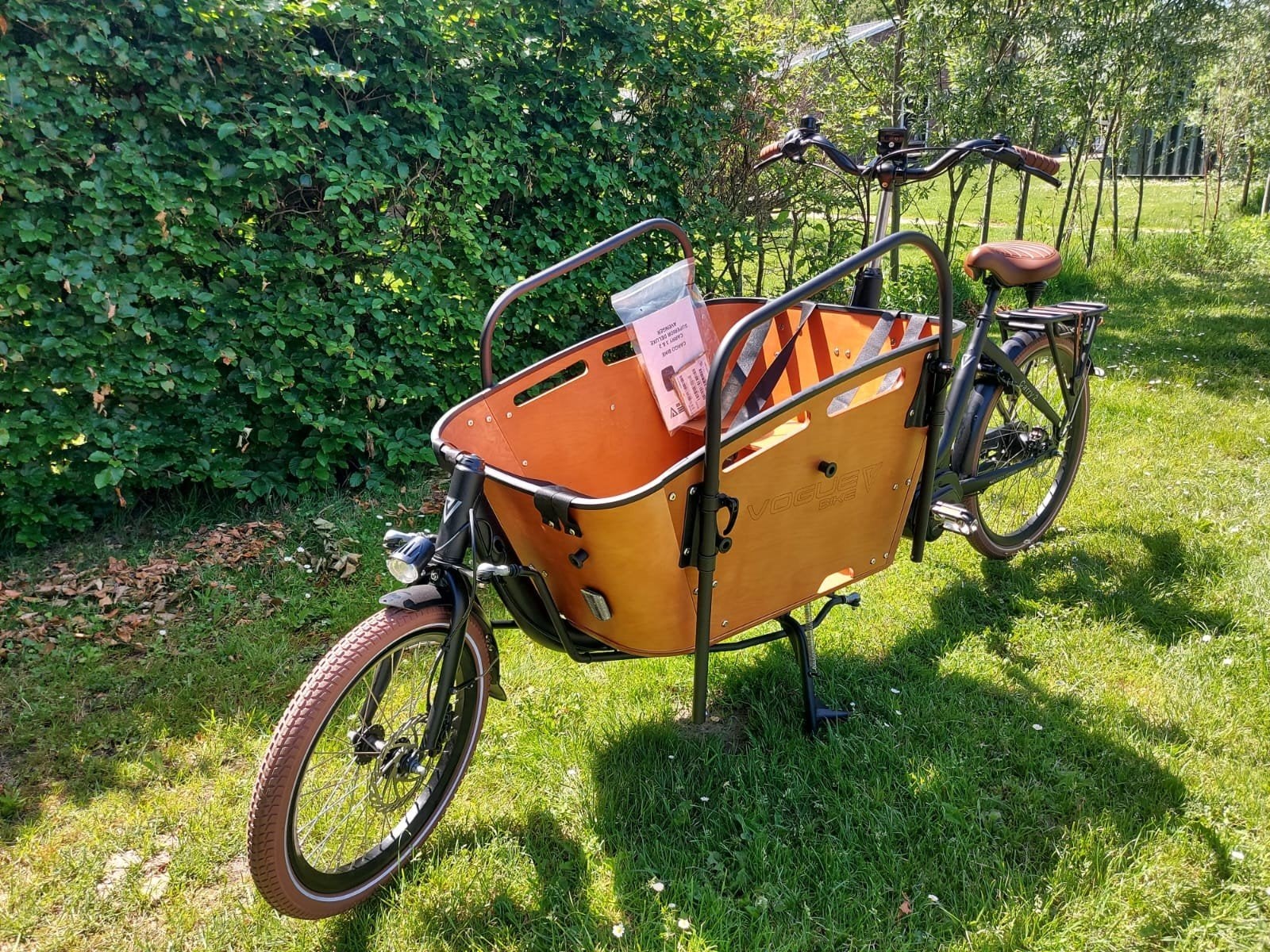 Nieuwe Vogue Carry 2 bakfiets met fabrieksgarantie, Vogue Bikes, Huif, Nieuw, 2 kinderen
