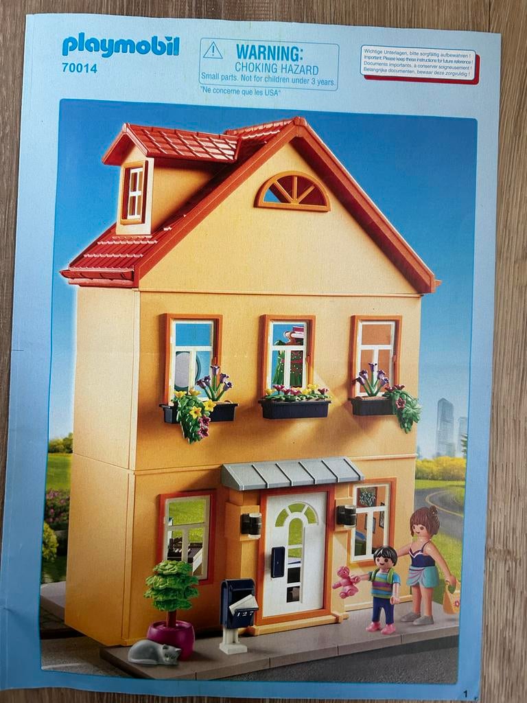 Playmobil Poppenhuis 70014 - Compleet met Meubels, Ophalen of Verzenden, Zo goed als nieuw
