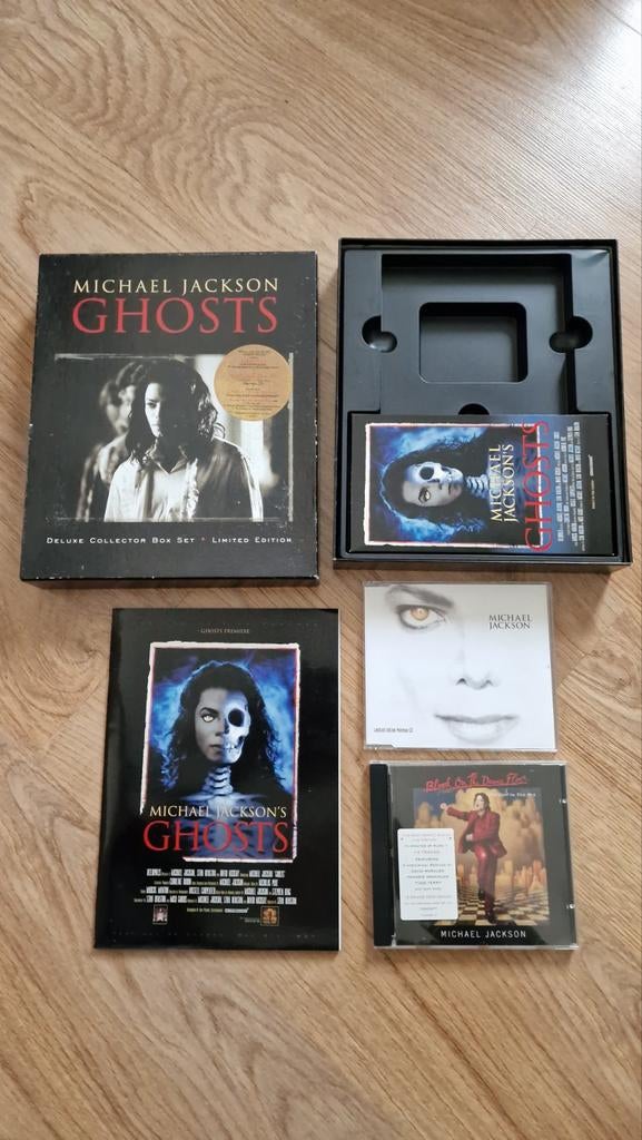 Michael Jackson Ghosts Box Set CD Boekje VHS Video, Verzenden