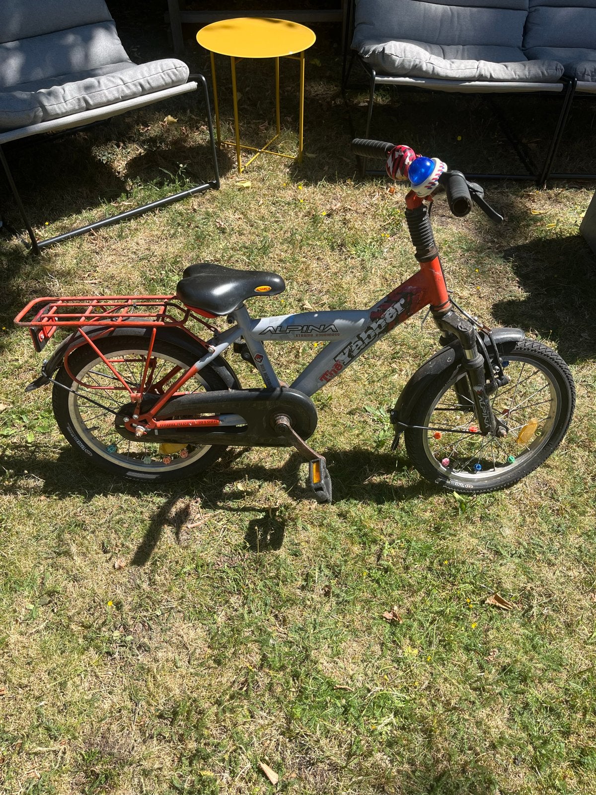 Kinderfiets Alpina The Yabber 16 inch - Opknapper, Fietsen en Brommers, Fietsen | Kinderfietsjes, Ophalen, Gebruikt, Terugtraprem