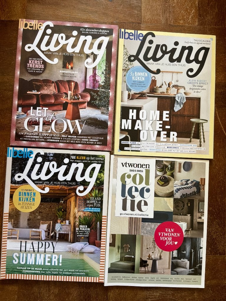 3x Libelle Living, 1x VT Wonen, Ophalen of Verzenden, Gelezen, Overige typen