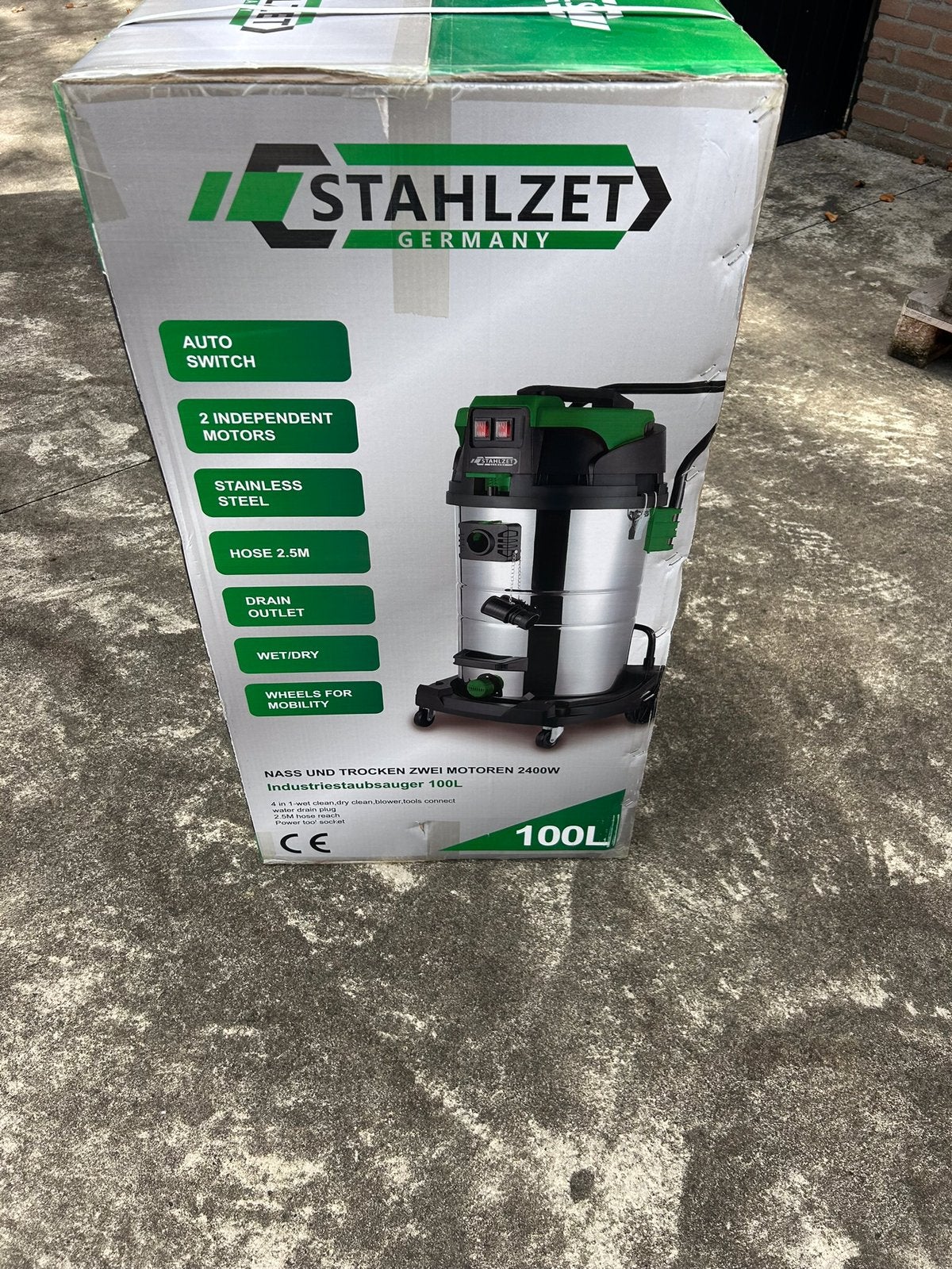 Te koop nieuwe industrie stofzuiger, Ophalen of Verzenden, Zo goed als nieuw
