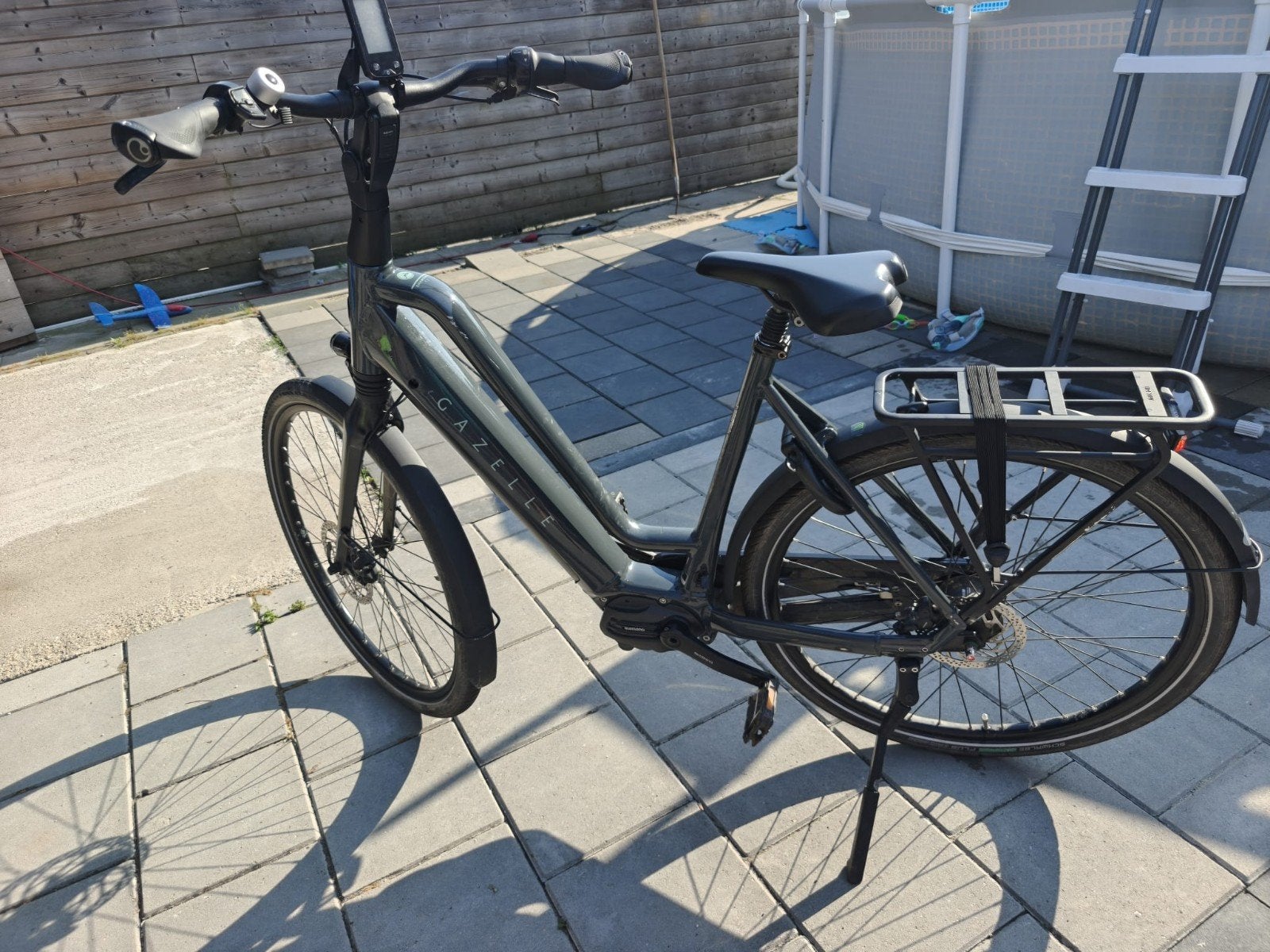 Gazelle Chamonix C7 elektrische fiets - 7 versnellingen, Ophalen, Gebruikt, 51 tot 55 cm, 50 km per accu of meer
