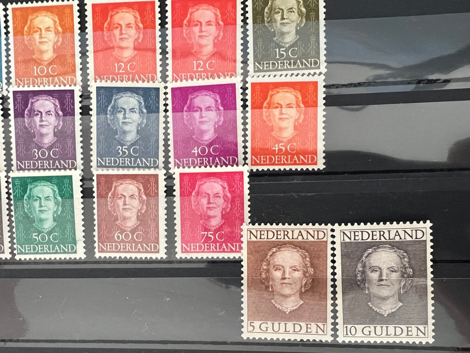 Postzegels Koningin Juliana en face (1949-1951) Nr 518-537, Postzegels en Munten, Postzegels | Nederland, Ophalen, Na 1940