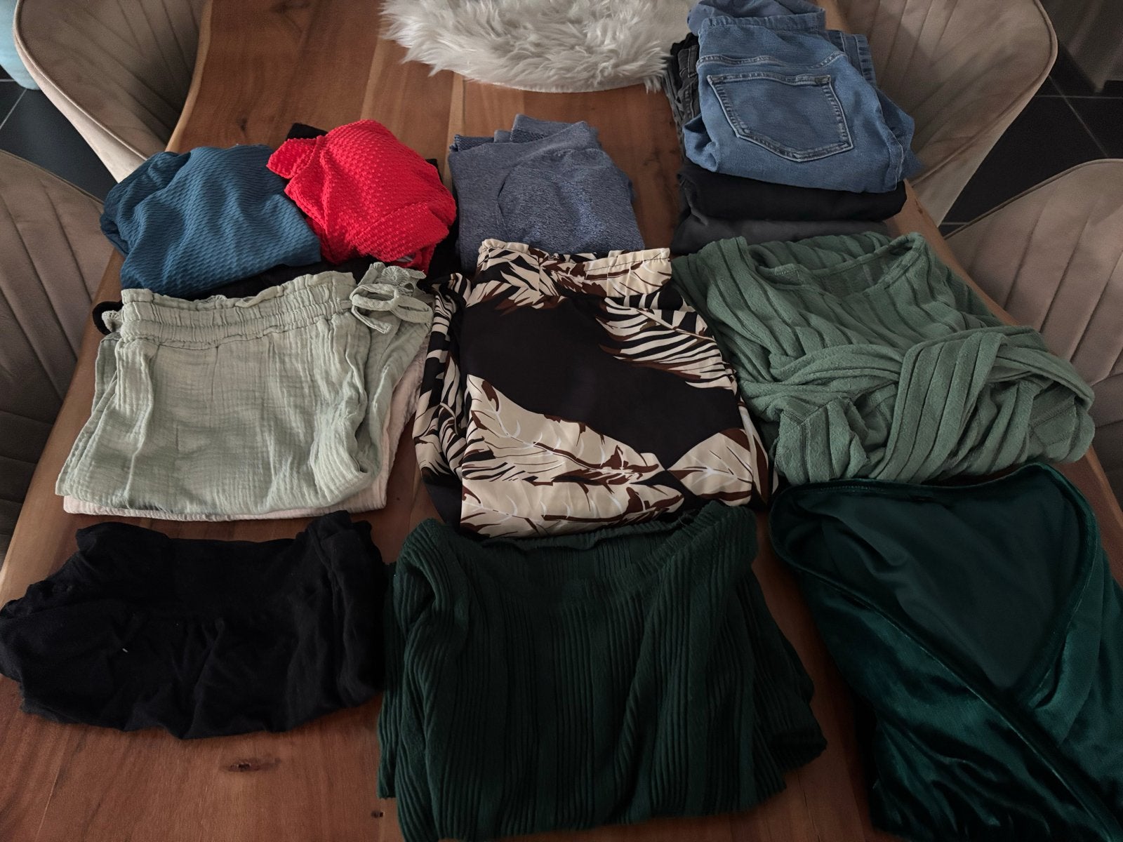 Zwangerschapskleding pakket (14 stuks), Kleding | Dames, Positiekleding, Blauw, Ophalen of Verzenden, Maat 36 (S), Gedragen