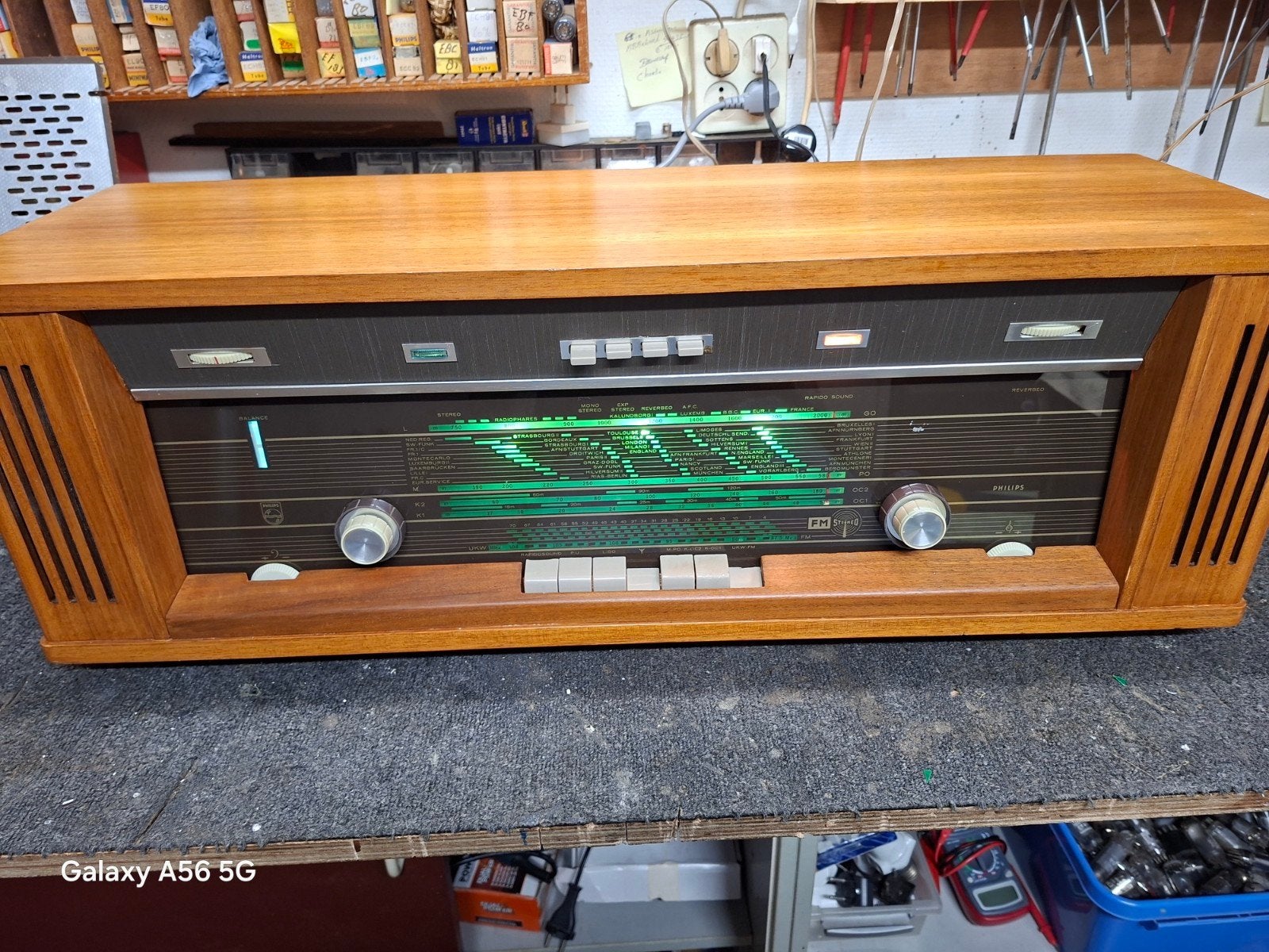 prachtige phillips B7x44A reverbeo, Ophalen of Verzenden