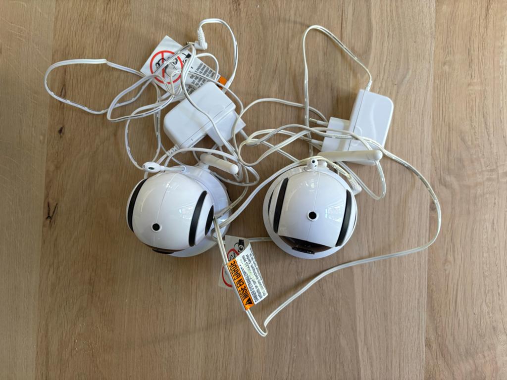 Luvion babyfoon camera (2 stuks), Kinderen en Baby's, Babyfoons, Ophalen, Gebruikt, Camera