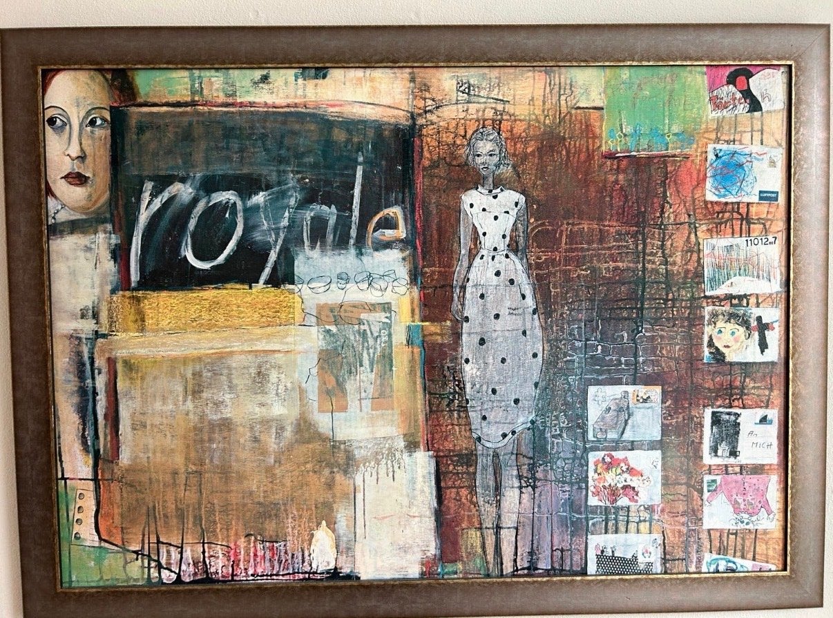 Birgit Lorenz - Royale Post for me | Ingelijste reproductie, Antiek en Kunst, Ophalen