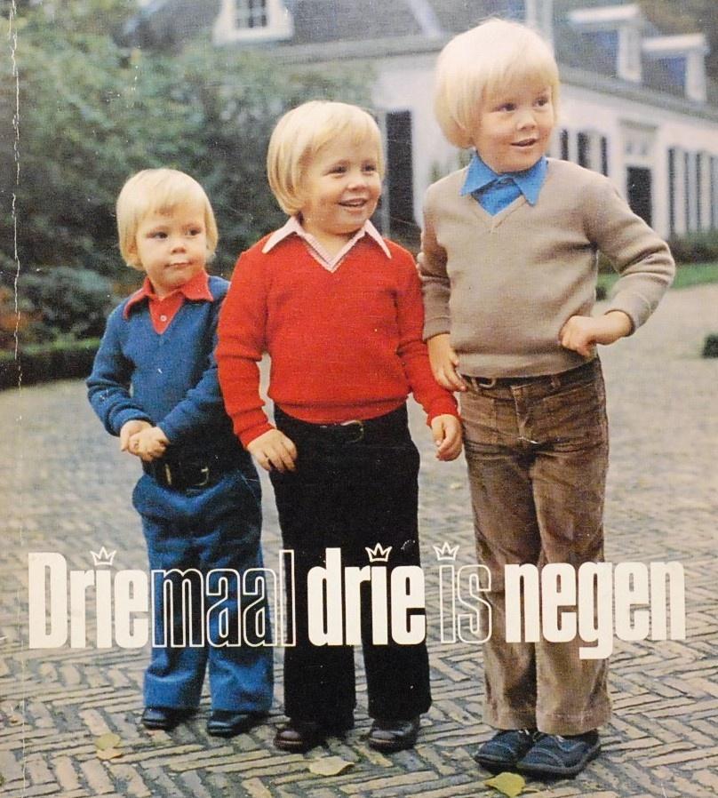 Koningshuis: Willem-Alexander, Friso en Constantijn., Verzenden, 20e eeuw of later, Zo goed als nieuw