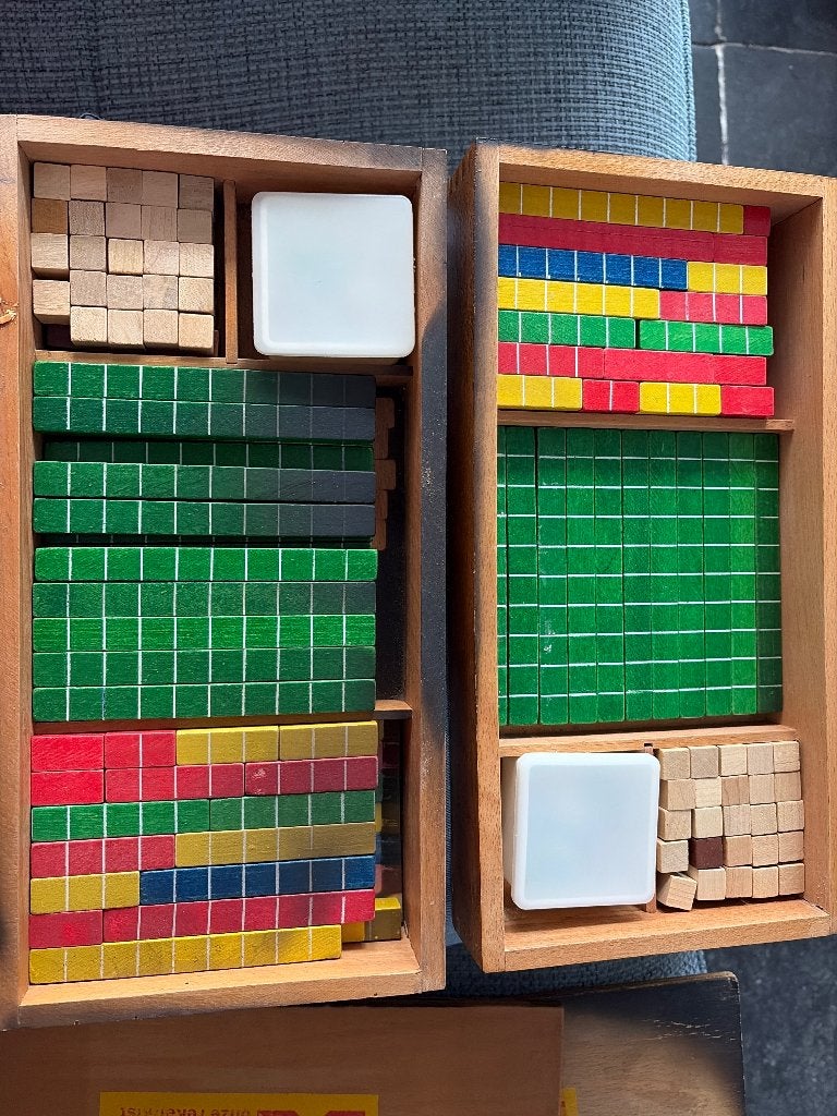 Vintage Malmberg "Onze rekenkist" - Oud schoolmateriaal, Ophalen of Verzenden