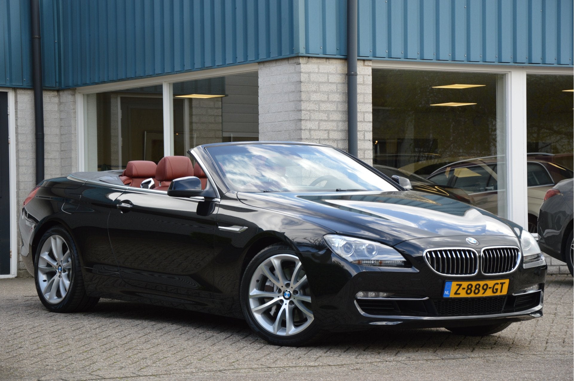 BMW 6 Serie Cabrio 640i High Executive XENON | LEDER | NAVI, Euro 5, Achterwielaandrijving, Cabriolet, Zwart