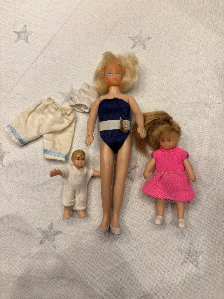 Vintage horsman familie poppenhuis poppen set jaren 80-90., Ophalen of Verzenden, Gebruikt, Pop