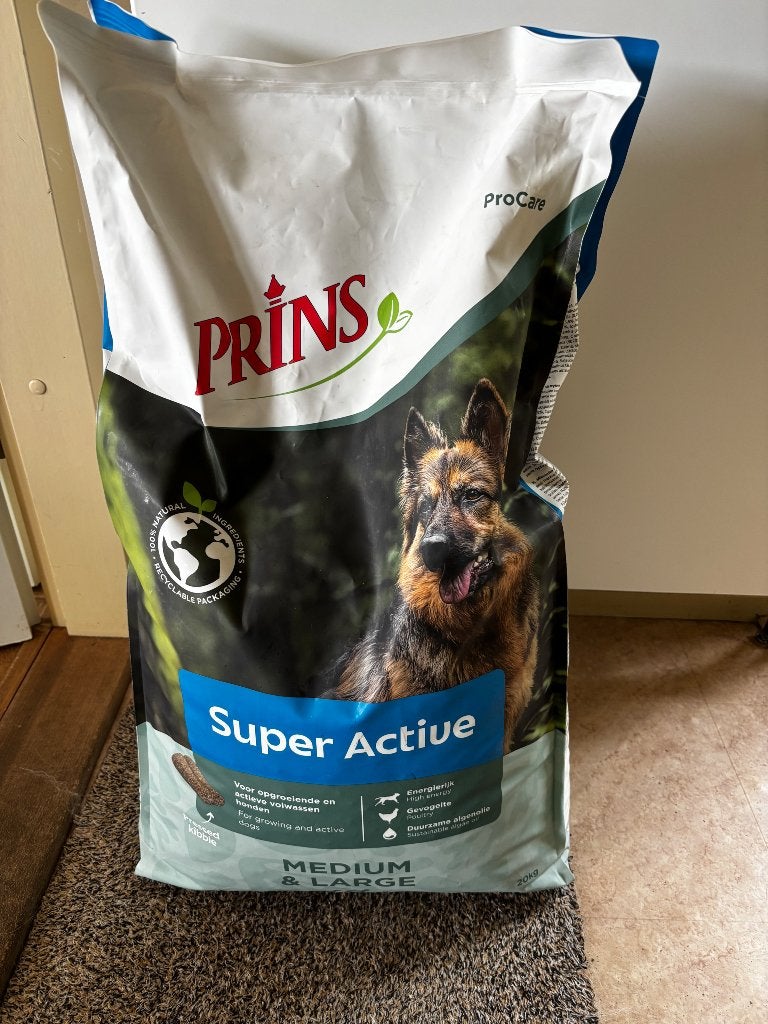 Prins Super Active 20 kg, Dieren en Toebehoren, Ophalen, Hond