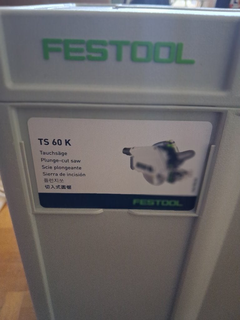 Festool ts60, Decoupeerzaag, Nieuw, Ophalen of Verzenden, 30 tot 70 mm