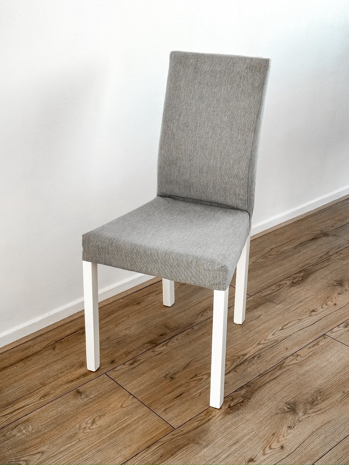 Eetkamerstoelen IKEA KÄTTIL - Wit/grijs - 6 stuks, Ophalen, Zo goed als nieuw, Grijs, Vijf, Zes of meer stoelen