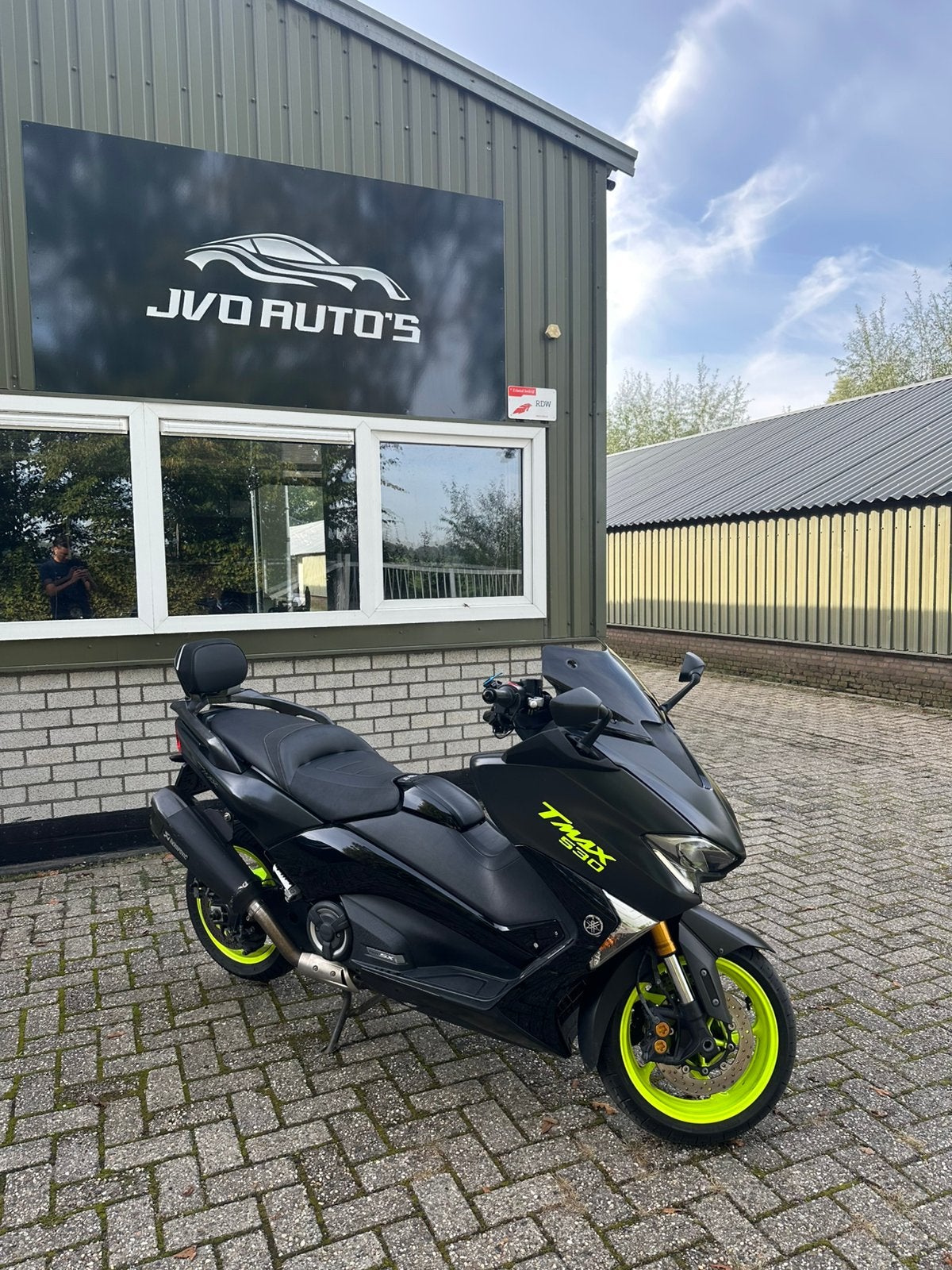Yamaha TMAX 530 uit 2019 lime groen (polini), Ophalen, Zo goed als nieuw, Benzine, Overige modellen