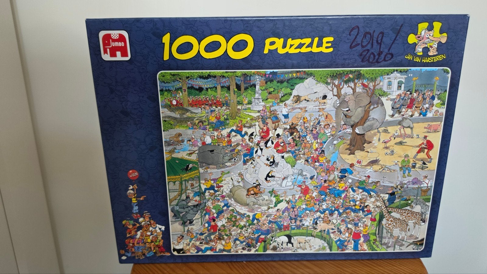 Jan van Haasteren puzzel 1000 stukjes - Dierenpark Artis, Hobby en Vrije tijd, Denksport en Puzzels, Ophalen, 500 t/m 1500 stukjes