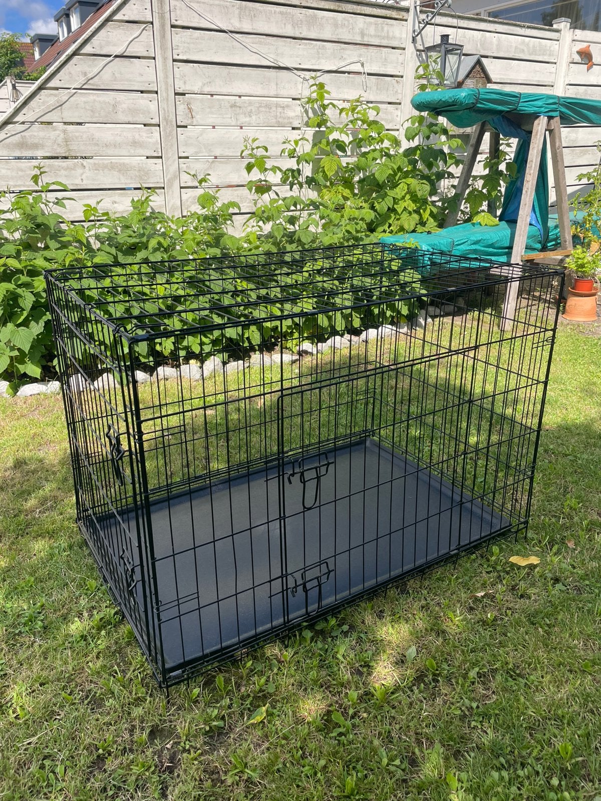 Zwarte bench, Ophalen, Zo goed als nieuw