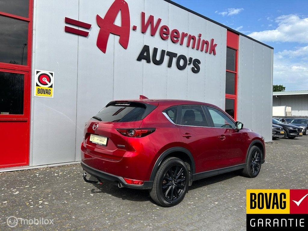 Mazda CX-5 2.0 SkyActiv-G 165 G Kangei 360 Camera Leder Elec, Auto's, Voorwielaandrijving, 1380 kg, Zwart, 4 cilinders