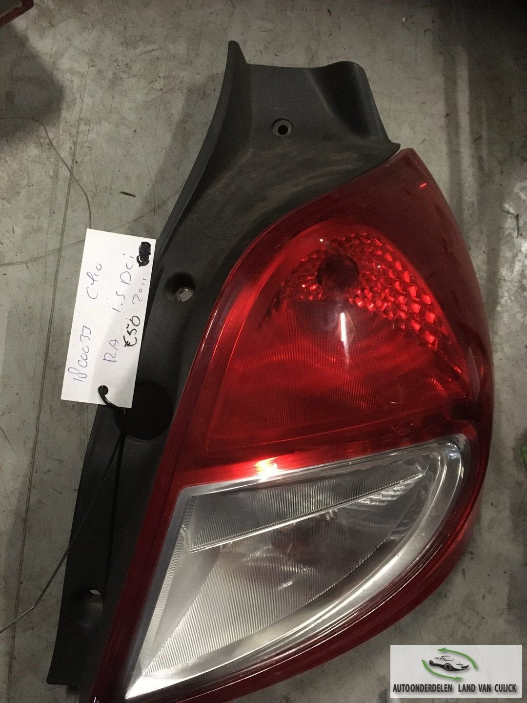 Renault clio 2011 1.5 dci achterlicht rechts, Gebruikt, -, -, Ophalen of Verzenden