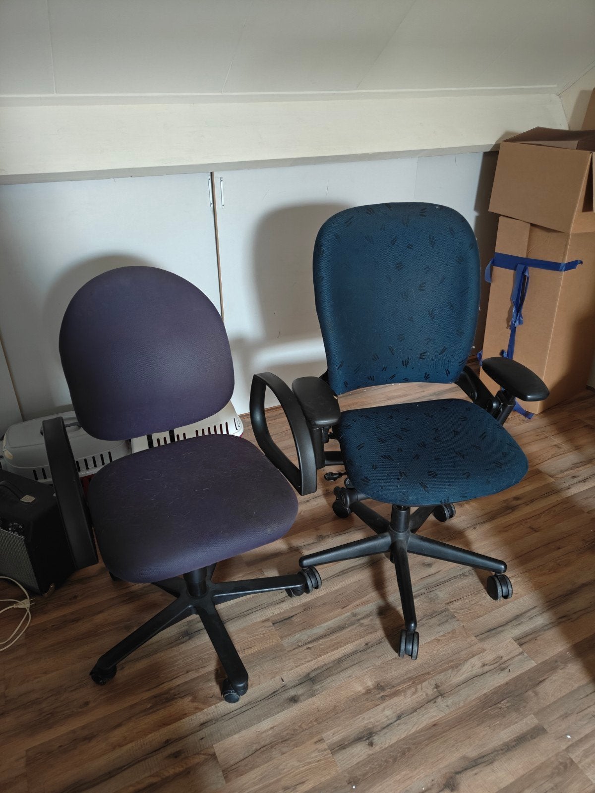 GRATIS bureaustoelen, Ophalen, Gebruikt, Zwart