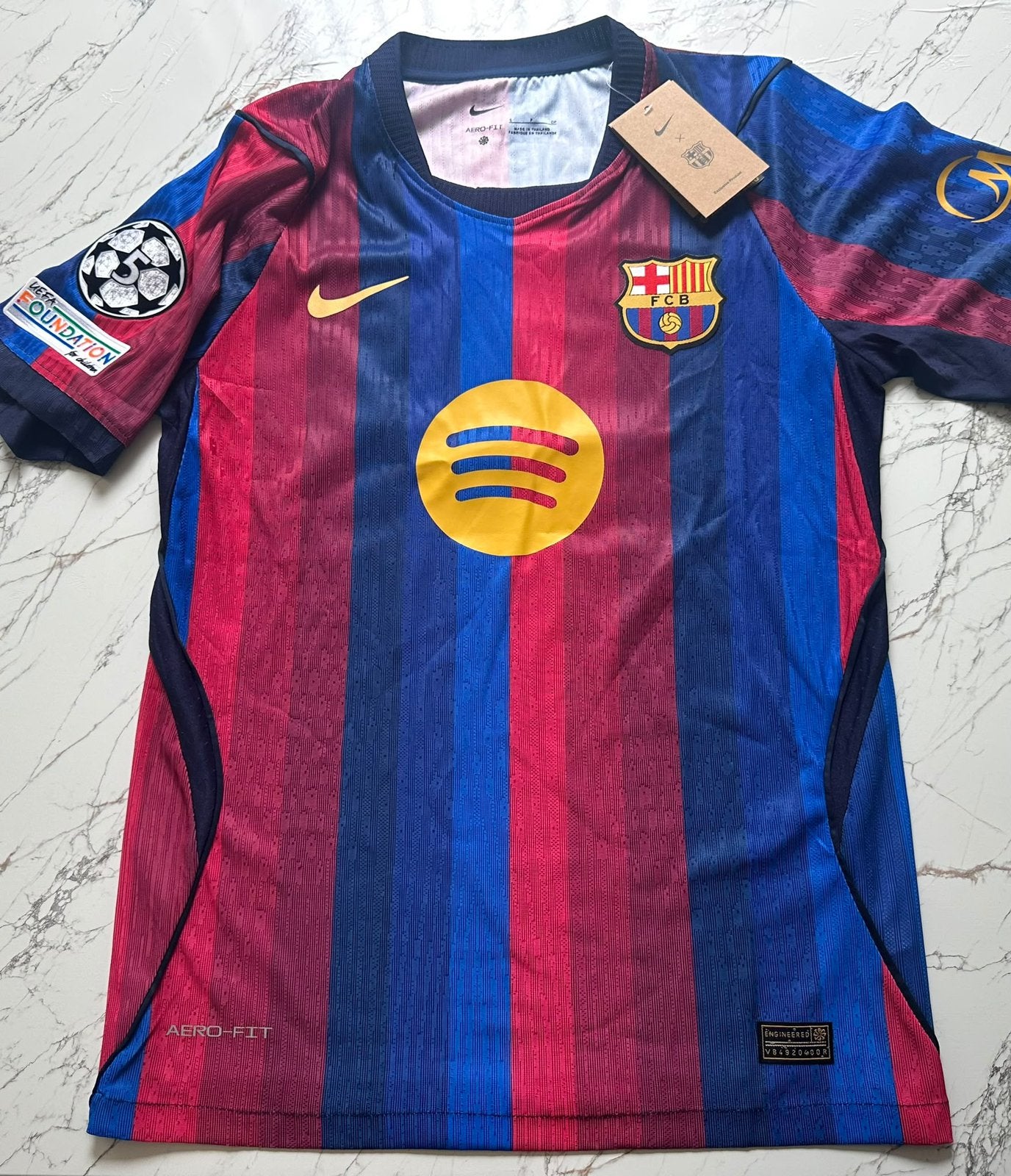 FC Barcelona thuisshirt, Sport en Fitness, Maat S, Ophalen of Verzenden, Nieuw, Shirt