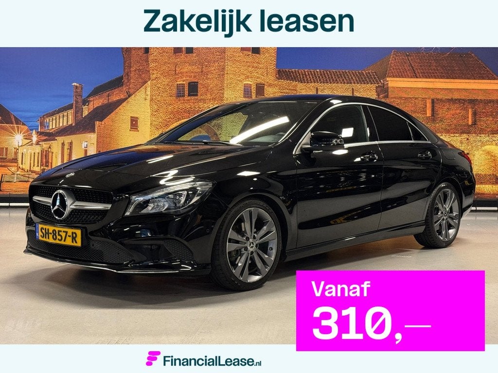 Mercedes-Benz CLA-klasse 180 Business Solution Aut Camera LE, Gebruikt, 4 cilinders, 715 kg, Leder en Stof