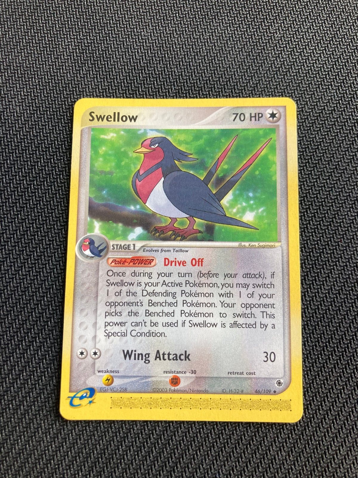 Pokemon kaart Swellow, Ophalen of Verzenden, Zo goed als nieuw