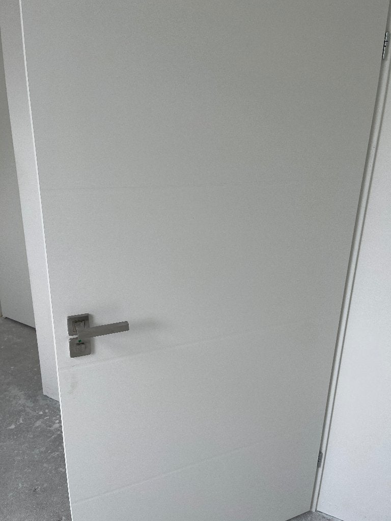 Binnendeur, wit, Ophalen, Gebruikt, 80 tot 100 cm, 215 cm of meer