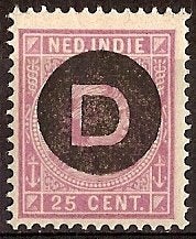 Ned-Indie Dienst 5 postfris 1911, Postzegels en Munten, Postzegels | Nederlands-Indië en Nieuw-Guinea, Verzenden, Postfris, Nederlands-Indië