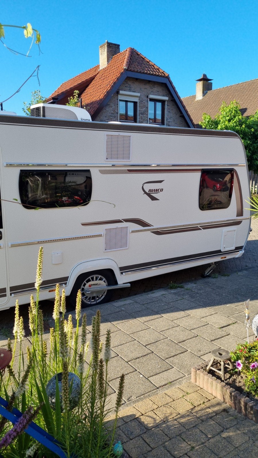 Fendt Bianco 550 Selection Caravan - Zeer nette staat, Caravans en Kamperen, Caravans, Dwars-stapelbed, Treinzit, Kachel, Particulier