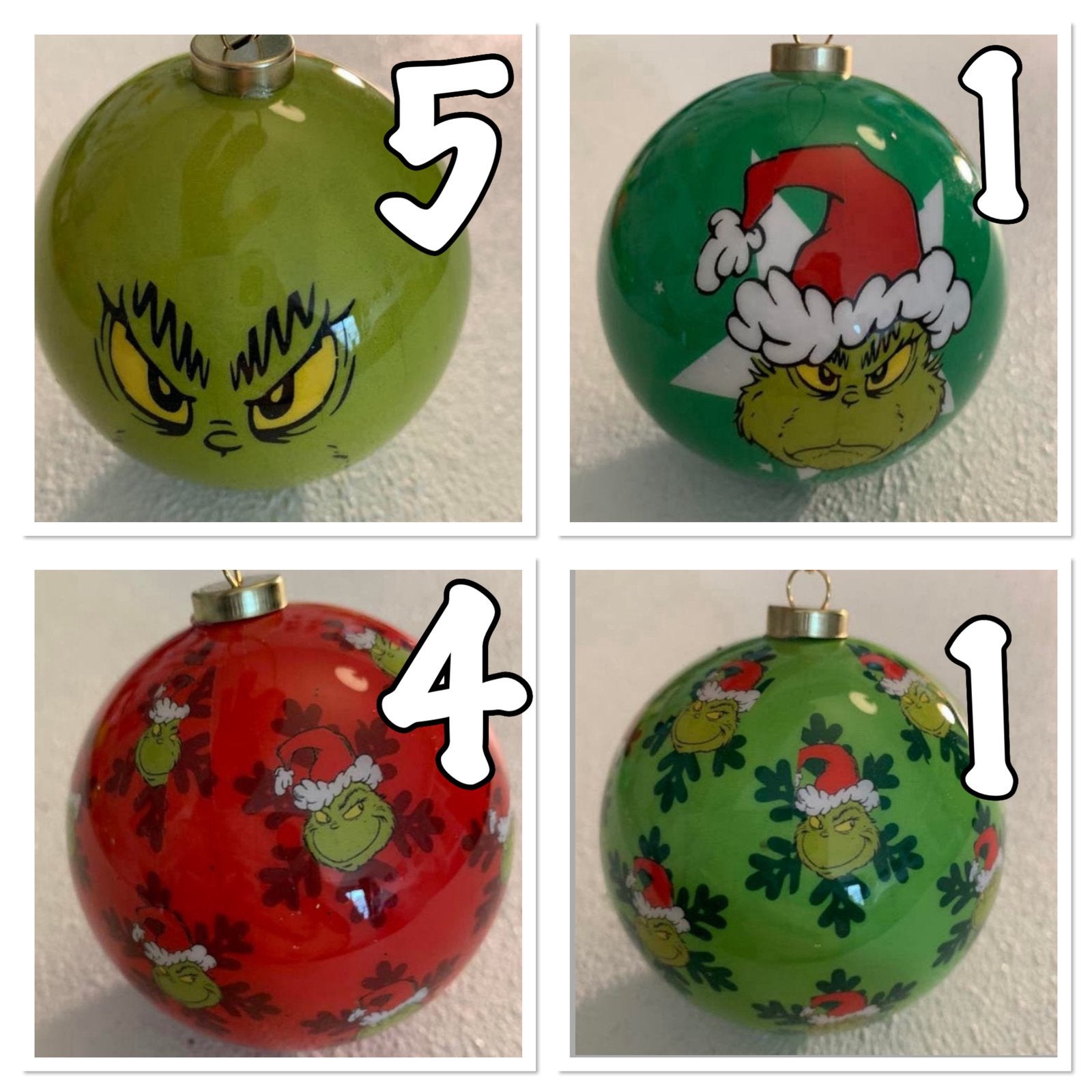 The Grinch kerstballen, Ophalen of Verzenden, Nieuw