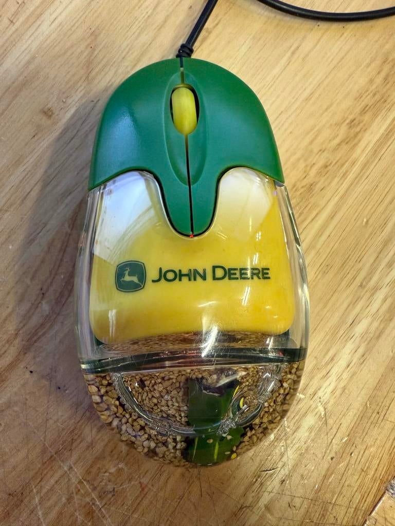 Zeldzame JOHN DEERE Watermuis met Tractor!, Rechtshandig, Muis, Ophalen of Verzenden, Zo goed als nieuw