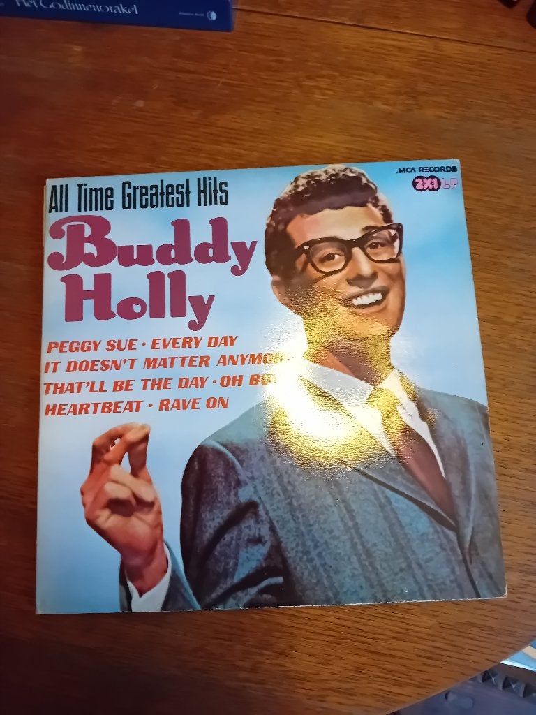 Lp Buddy Holly dubbellp, Ophalen, Zo goed als nieuw, 12 inch