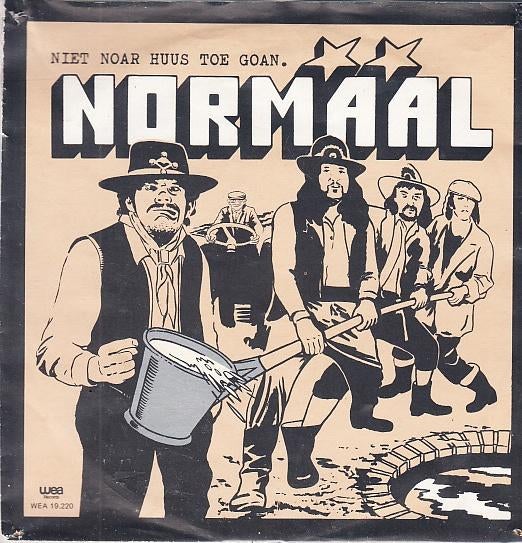 normaal - niet noar huus toe goan  (1982), Gebruikt, 7 inch, Single, Ophalen of Verzenden